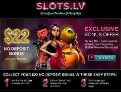 Slots Lv No Deposit Bonus