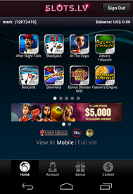 Slots LV Mobile Casino - $22 No Deposit Bonus to Get Started