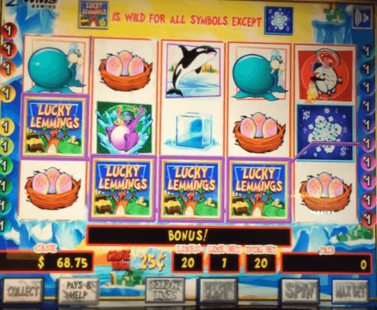 Lucky Lemmings Slot Machine Online