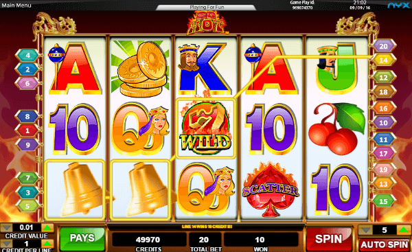 so hot slot machine free play