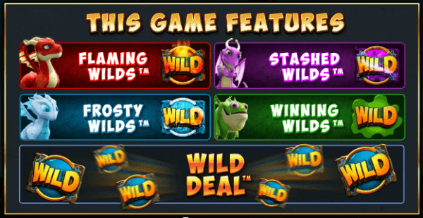 Dragonz Slots Bonus Features