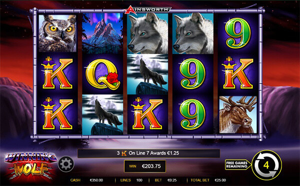 Winning Wolf Slot Machine