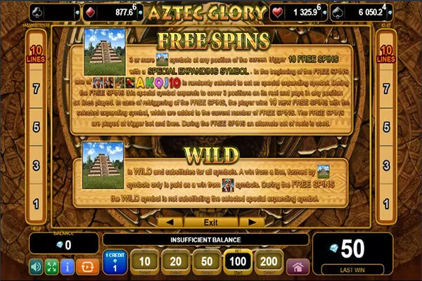 Free Aztec Glory Slot | Slot Machines Online